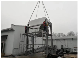 南京現(xiàn)場 皮帶機即將安裝完成?。?！